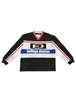 Bottege Desires Hockey Long Sleeve Jersey (Black)